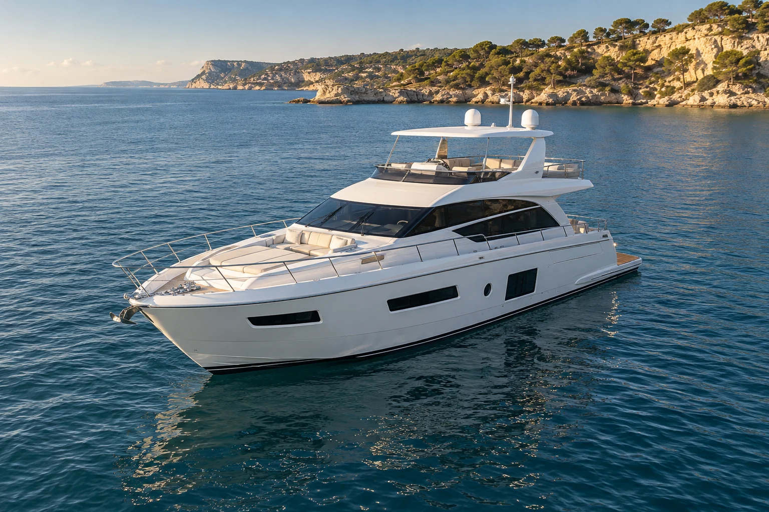 Flybridge motor yacht showcase